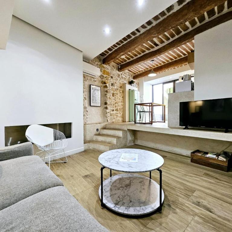 Le Bain Méditerranéen - Joli T2 dans le vieil Antibes - Apartment mit 1 Schlafzimmer - 6