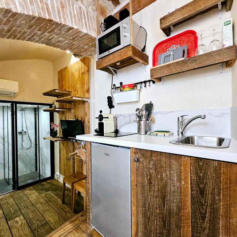 La Studette Bain - Studio au coeur du vieil Antibes - Appartamento con 1 Camera da Letto - 5