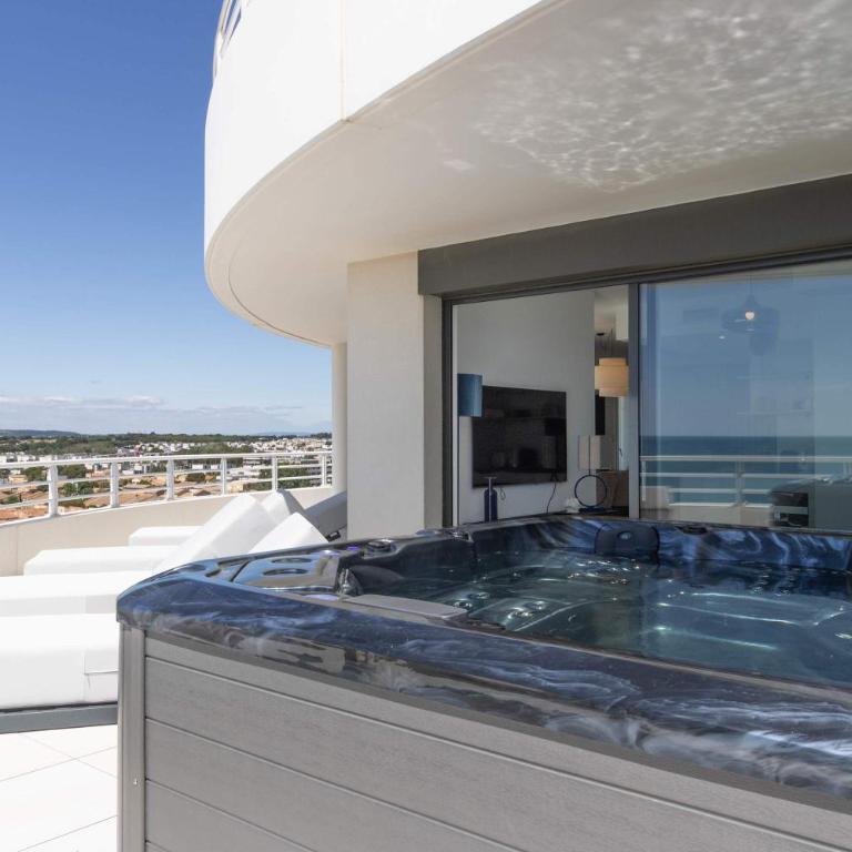 Valras-Loc Panarea Duplex avec vue mer, spa - Appartement Deluxe - 2