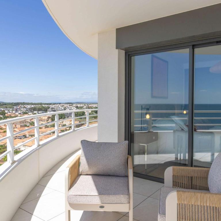 Valras-Loc Panarea Duplex avec vue mer, spa - Appartement Deluxe - 22