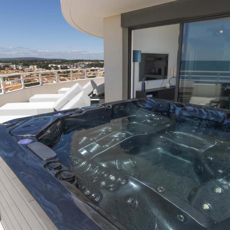 Valras-Loc Panarea Duplex avec vue mer, spa - Appartement Deluxe - 23