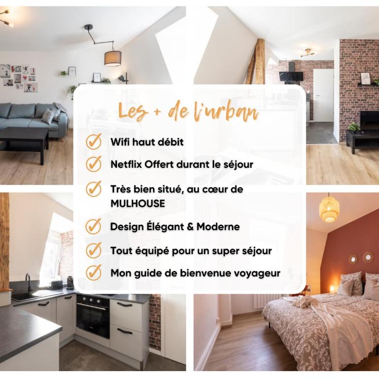 MonSéjourCosy - L'Urban - Cosy - Netflix - Apartment mit 1 Schlafzimmer - 3