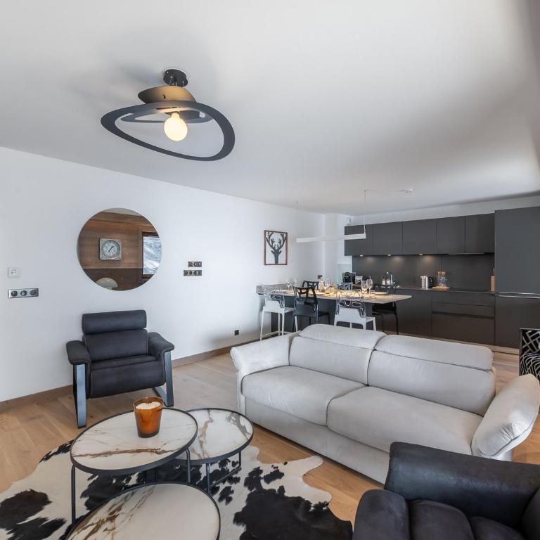 Appartement de Standing à Megève, 5 Min des Pistes, Sauna, Hammam, Parking, Animaux Acceptés - FR-1-569-52 - Appartement - 1