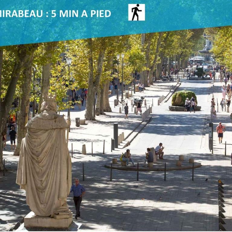 L'ESCALE AIXOISE - Centre Historique - 5min à pieds Cours Mirabeau - by experienceimmo - Apartamento Estudio - 41