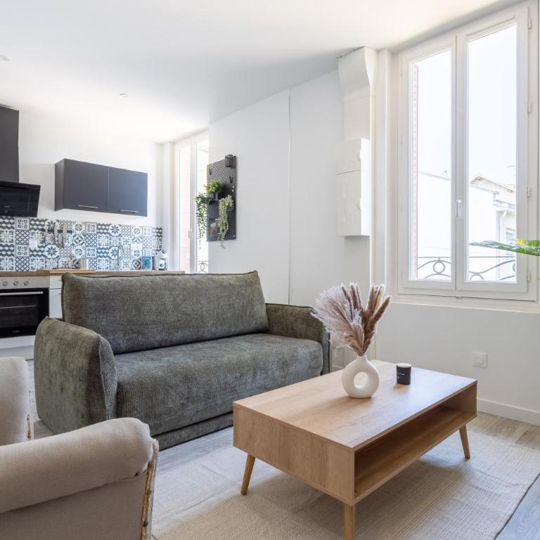 Curie 1er - Appart cosy & calme à 5 min de la gare - Appartement 1 Chambre - 1