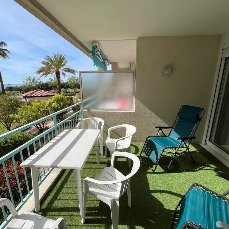 F2 Vue mer - Piscine - Climatisation - Parking - One-Bedroom Apartment - 5