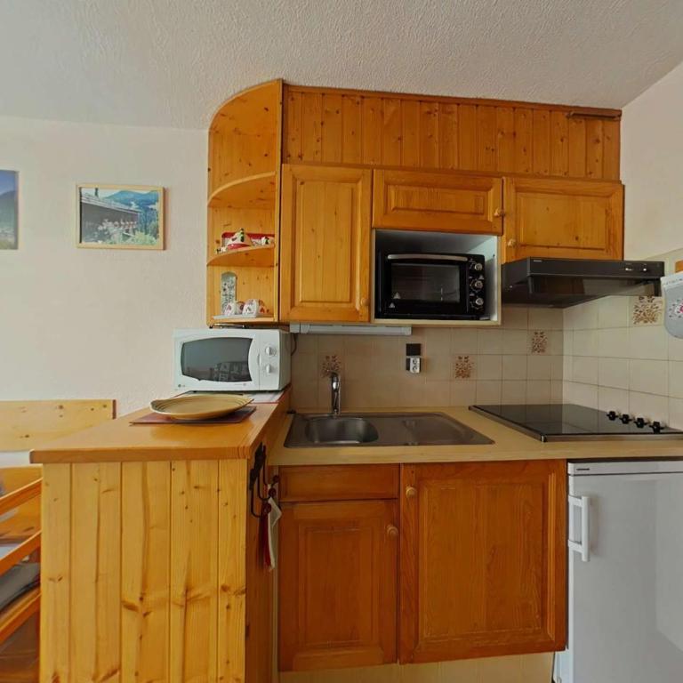 Studio cabine 4 pers avec terrasse et garage, proche navettes ski - Le Grand-Bornand - FR-1-241-242 - Apartamento - 6