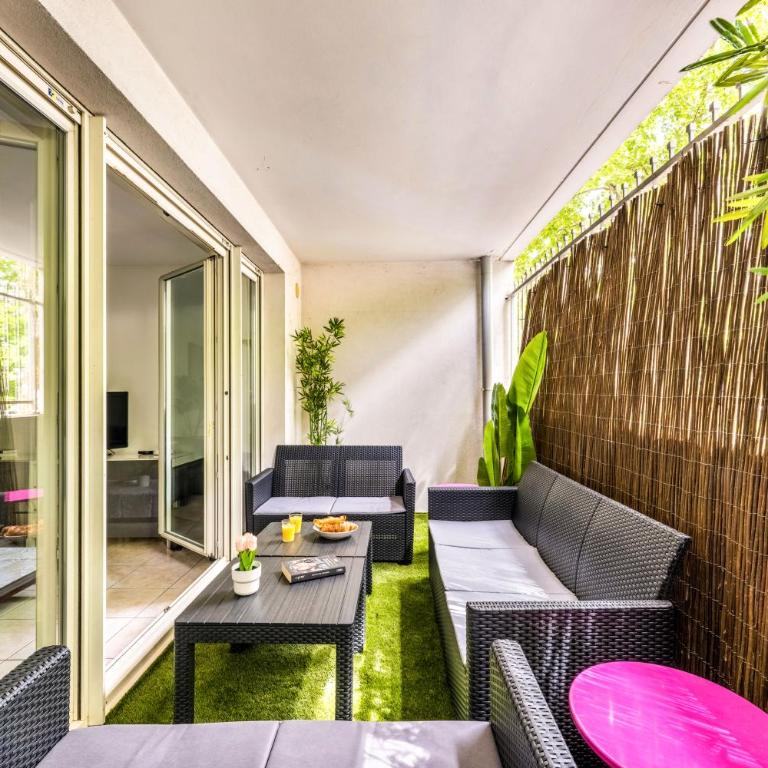 BnGo I Immenses Terrasses I 3 chambres, garage, 9 personnes - Appartement 3 Chambres - 12