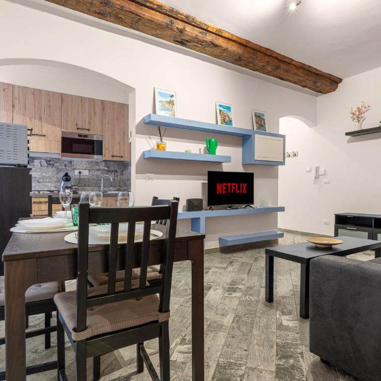 Rosa Homes THE GREEN - 2 rooms, air conditioning, Principe, Acquario, Porto Antico - Two-Bedroom Apartment - 3