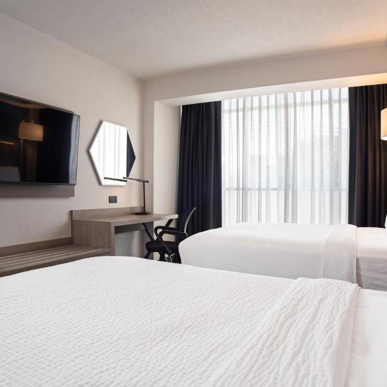 Holiday Inn Express Guadalajara Expo by IHG - Habitación Doble Estándar con 2 camas dobles - 4