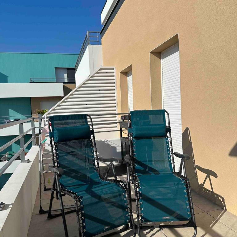 Le Flamingo - Plage à 300 m - Terrasse - Climatisation - Appartement 2 Chambres avec Balcon - 11