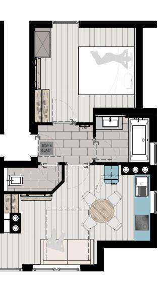 DAHUAM SUITES GERLOS Ski in Appartements mit BalkonITerrasse - One-Bedroom Apartment - 7