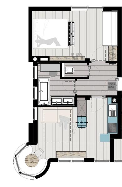 DAHUAM SUITES GERLOS Ski in Appartements mit BalkonITerrasse - One-Bedroom Apartment - 8