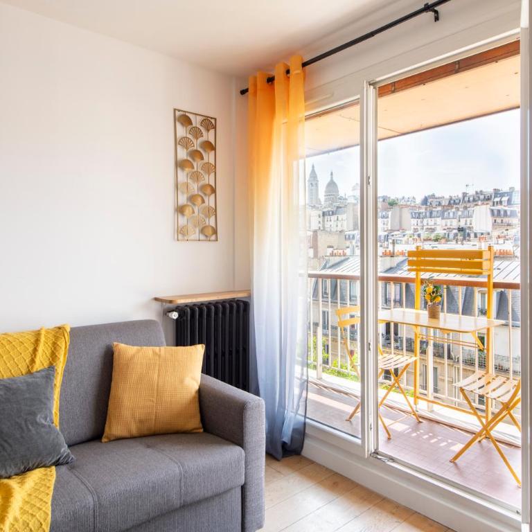 Spacious Montmartre Apartment - Sacré-Cœur View & Balcony - Apartamento Premium de 3 dormitorios con balcón - 6