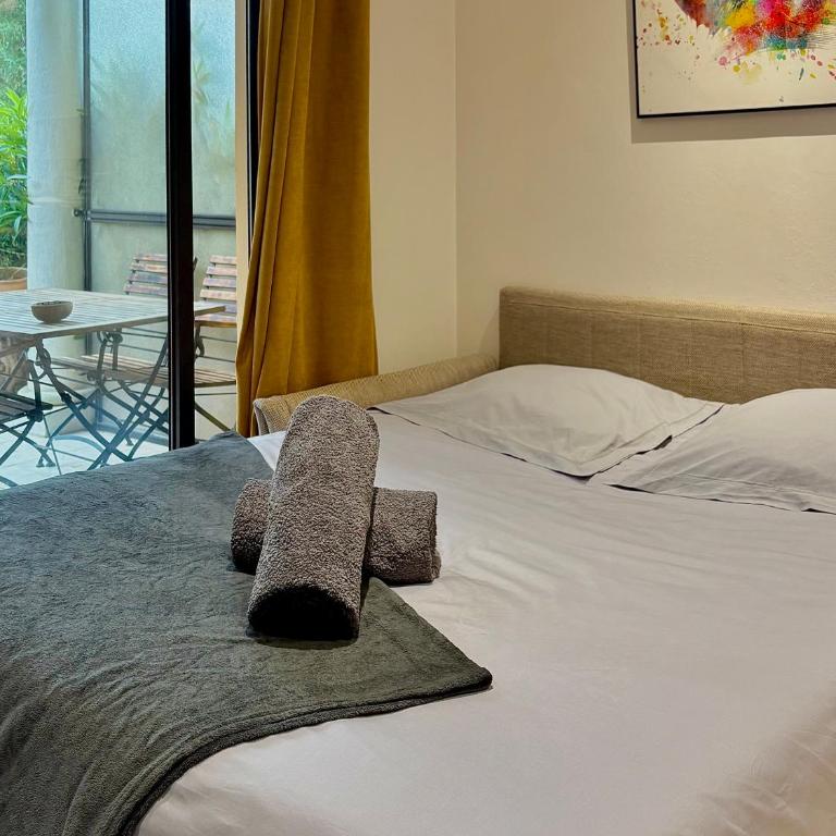 Charmant studio - AC - Piscine - Terrasse - Parking - Appartamento con 1 Camera da Letto - 14