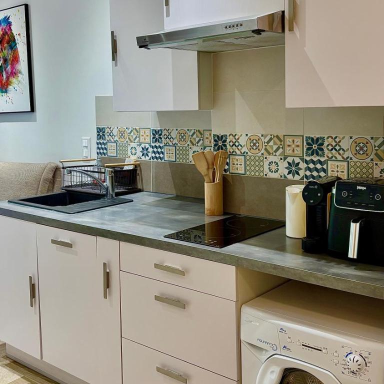 Charmant studio - AC - Piscine - Terrasse - Parking - Appartamento con 1 Camera da Letto - 3