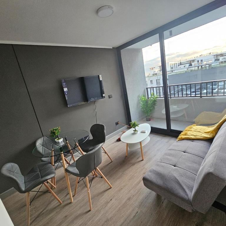 Departamento minutos de Movistar Arenas, La Moneda, Plaza de Armas en pleno Centro de Santiago - One-Bedroom Apartment - 3