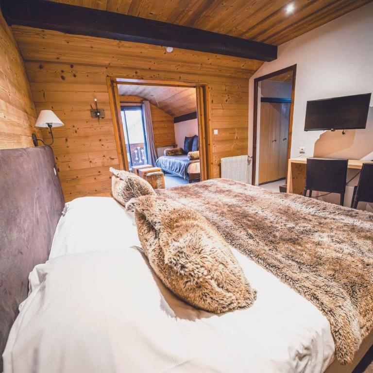Chalet Hôtel Les Airelles - Camera Quadrupla con Vasca - 3
