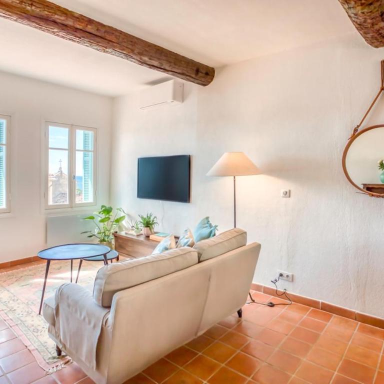 #50 Staywizus - Contesso Duplex - 1BDR, Sea View Terrace & AC - Appartement 1 Chambre - 42