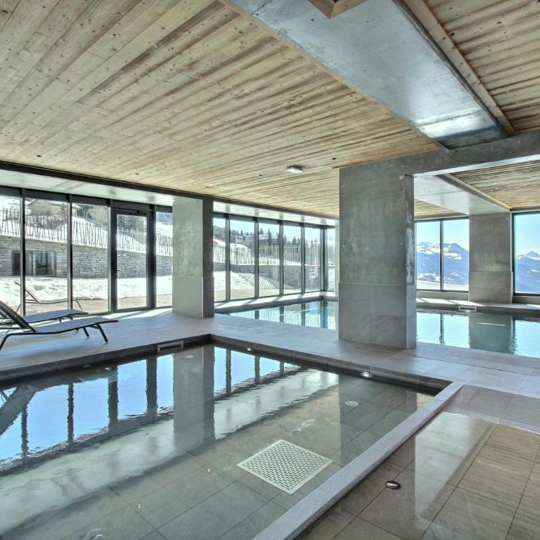 ARC 1600, Résidence Premium LE RIDGE, Appartement 10 personnes Duplex Vue Montagne - Ski aux pieds - Sauna, Hammam, Piscine intérieure chauffée, Salle de sport & fitness - Apartment mit Blick auf die Berge - 47