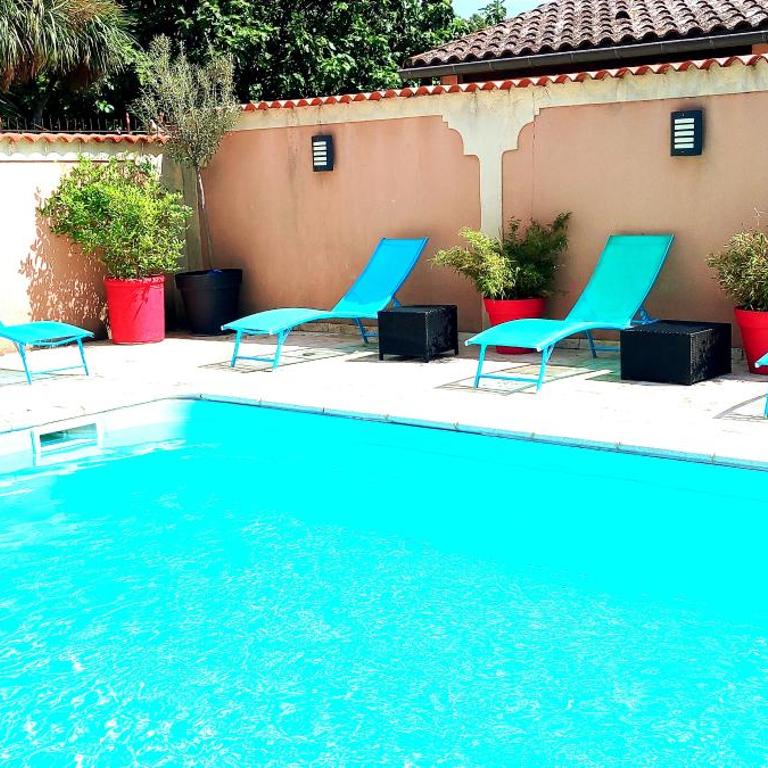 Villa jardin exceptionnel,piscine privée,climatisé - Villa con 3 Camere da Letto - 11