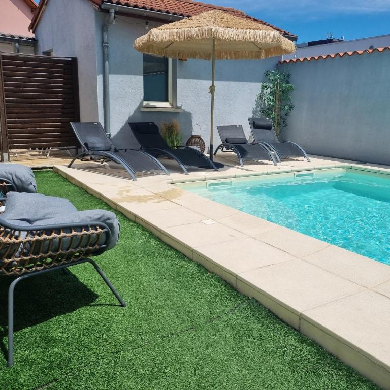 Maison individuelle avec sa piscine et son jacuzzi privés - Villa 3 Chambres - 3