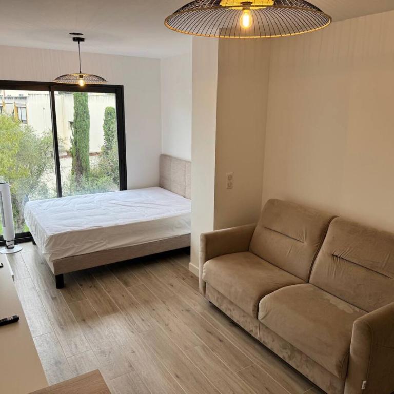 Studios Cannes Les 3 éléments - Studio mit Kingsize-Bett und Schlafsofa - 4