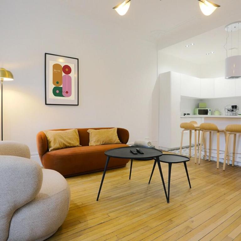 Le Chaleureux de Médreville - 6pers - 3chambres - 4lits - Terrasse - Appartamento con 3 Camere da Letto - 1