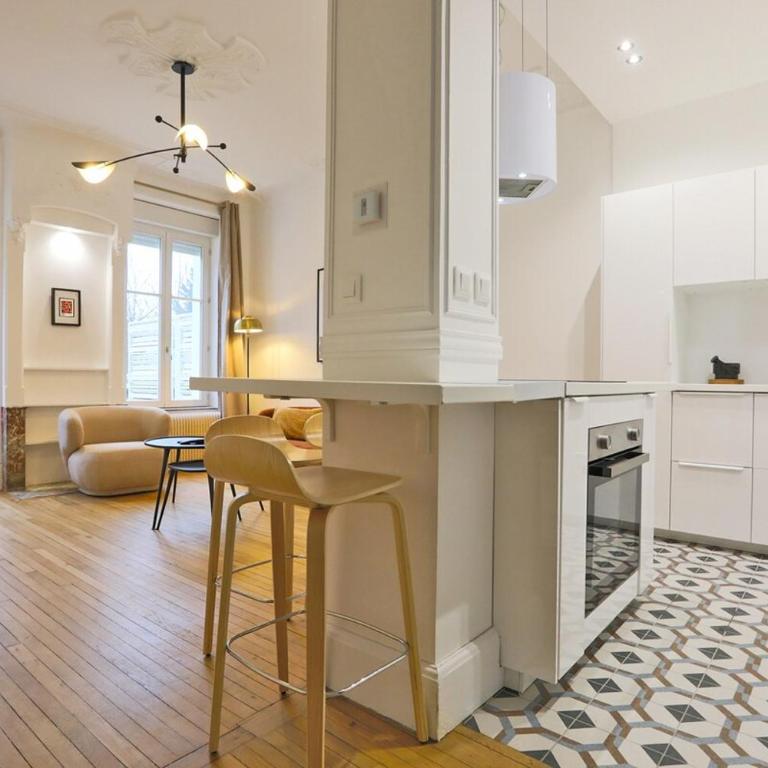 Le Chaleureux de Médreville - 6pers - 3chambres - 4lits - Terrasse - Appartamento con 3 Camere da Letto - 3