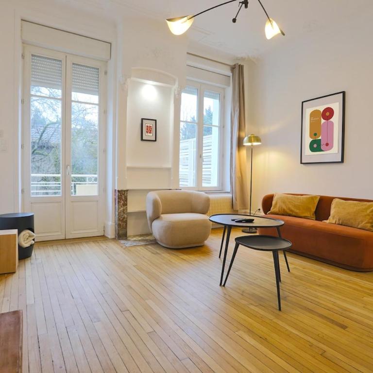 Le Chaleureux de Médreville - 6pers - 3chambres - 4lits - Terrasse - Appartamento con 3 Camere da Letto - 7