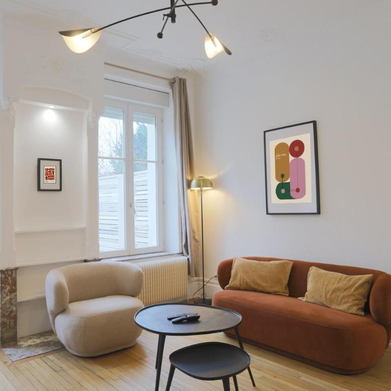 Le Chaleureux de Médreville - 6pers - 3chambres - 4lits - Terrasse - Appartamento con 3 Camere da Letto - 13