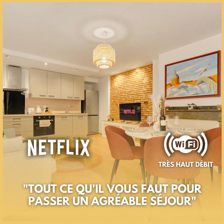 Le Paradoux - Luxe & Brique au cœur de Toulouse - Appartamento con 1 Camera da Letto - 2
