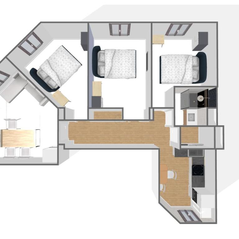 Small Paradise 4 Cozy Rooms with AC - Appartement 3 Chambres - 43