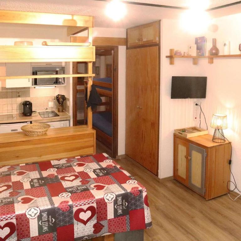 Studio familial avec accès direct aux pistes, balcon sud, 4 pers, centre station, Les Orres - FR-1-322-493 - Apartamento - 10