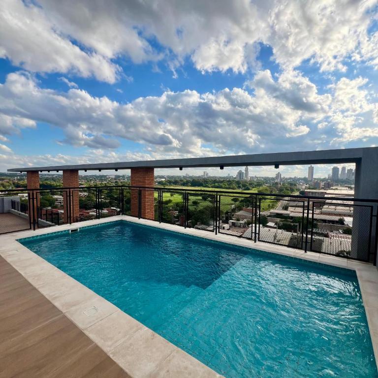 Chic 1 bed apt in Luque with terrace and pool - Apartment - 26