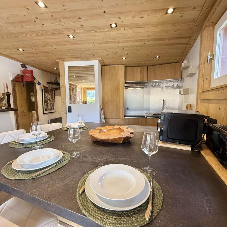 Studio Cabine à Praz-sur-Arly, 4 pers, proche pistes et village, parking et extérieur privé - Appartement 1 Chambre - 11