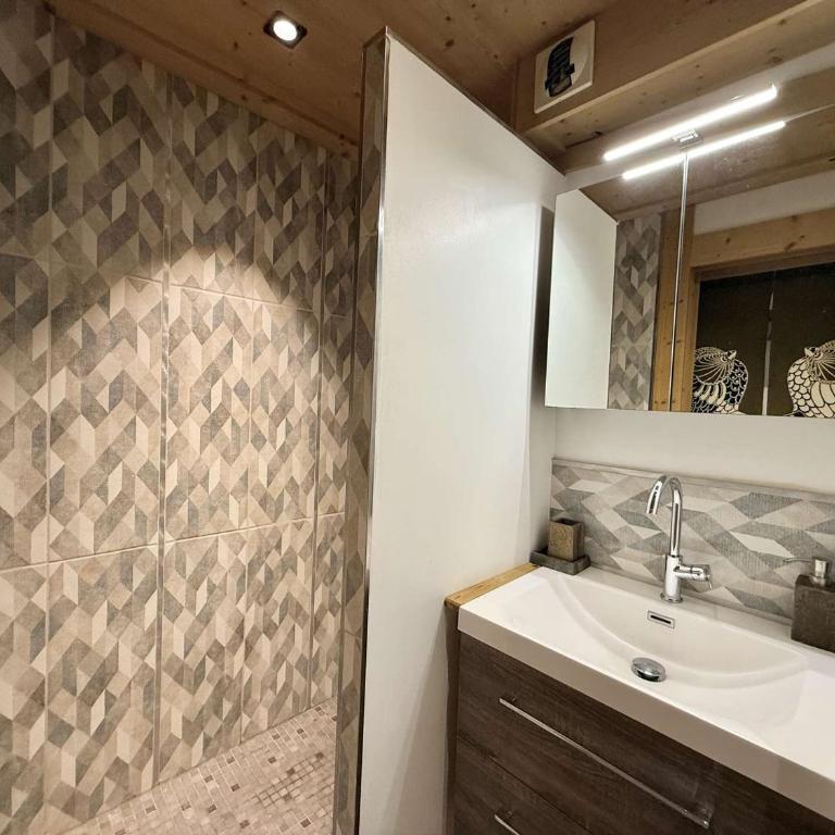 Studio Cabine à Praz-sur-Arly, 4 pers, proche pistes et village, parking et extérieur privé - Appartement 1 Chambre - 15