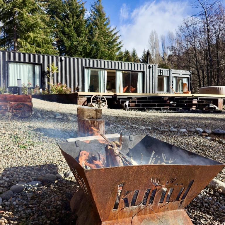 Casa Contenedor de Diseño con Jacuzzi en el Bosque - Casa de 2 dormitorios - 63