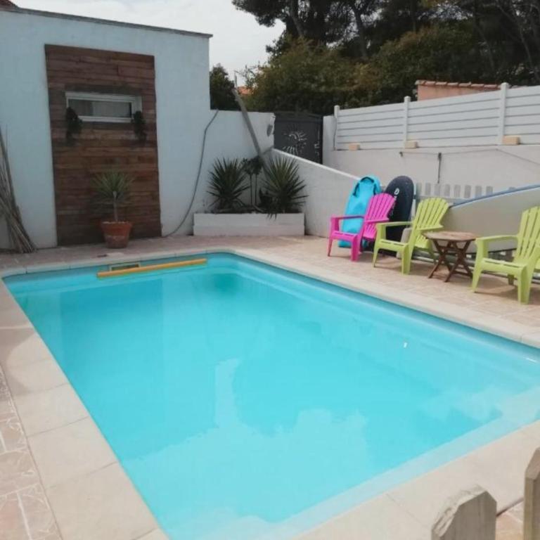 Maison de la plage - Studio - Vue sur Piscine - 13
