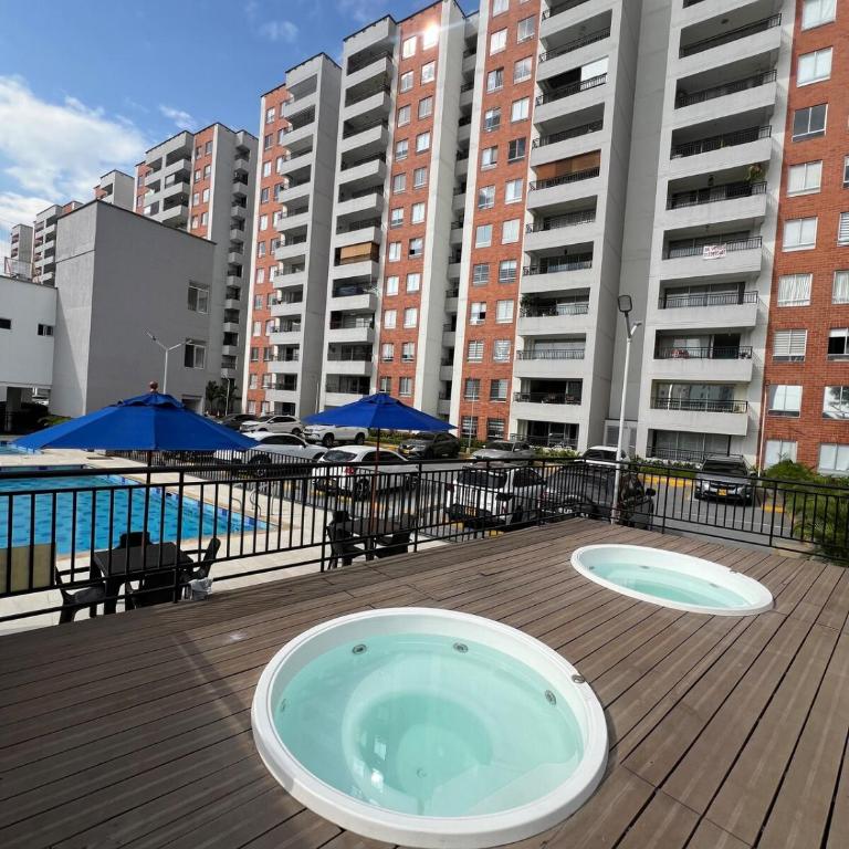 Norte cali Apartmento celeste - Apartamento de 2 dormitorios - 35