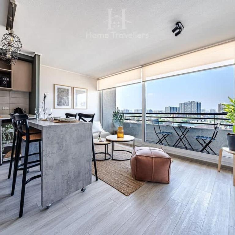 HT Calido Dpto a pocos pasos del metro Nuble - Apartamento - 2