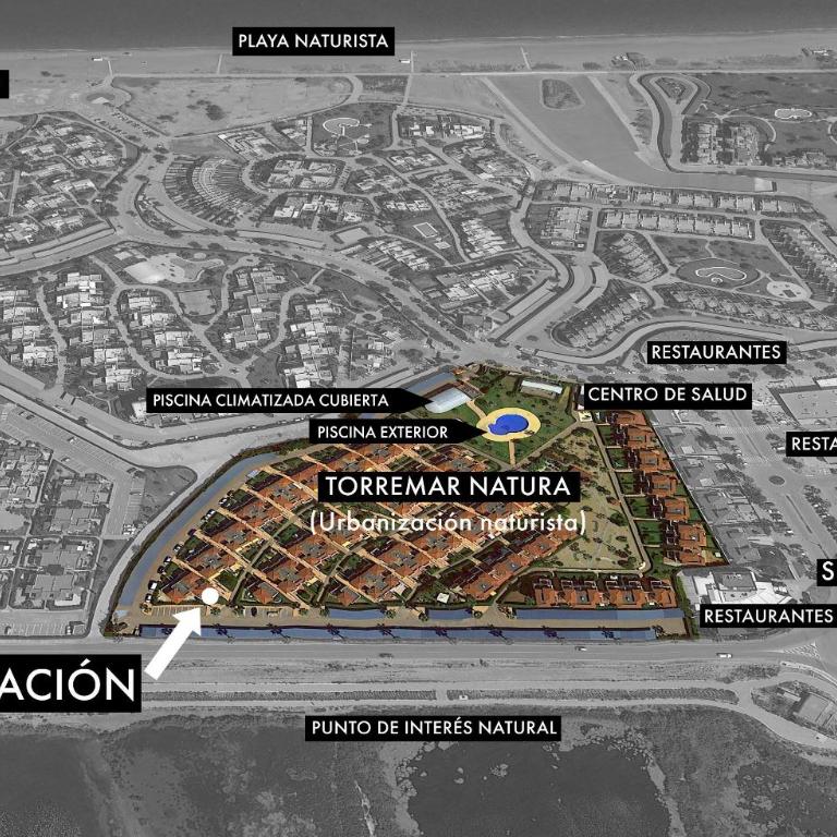 Apartamento TorreMar Natura Urbanización Naturista, Piscina Climatizada, Bajo con Jardín, Parking - Apartamento de 1 dormitorio - 32