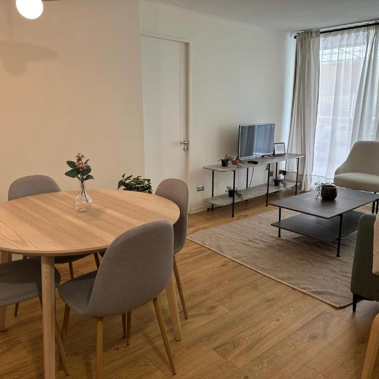 Dpto amoblado Stgo zona Barrio Italia - Apartamento de 1 dormitorio - 9