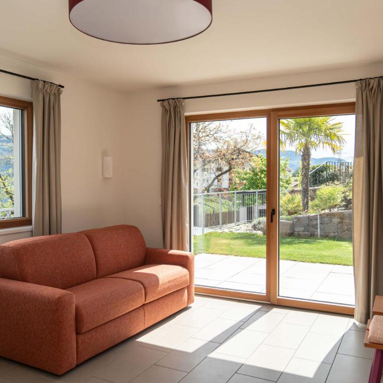 Felsenegg appartements - moderne Wohnungen im Luftkurort mit traumhaftem Garten Nähe Meran für Paare und Familien - Appartamento con 1 Camera da Letto e Vista Giardino - 5