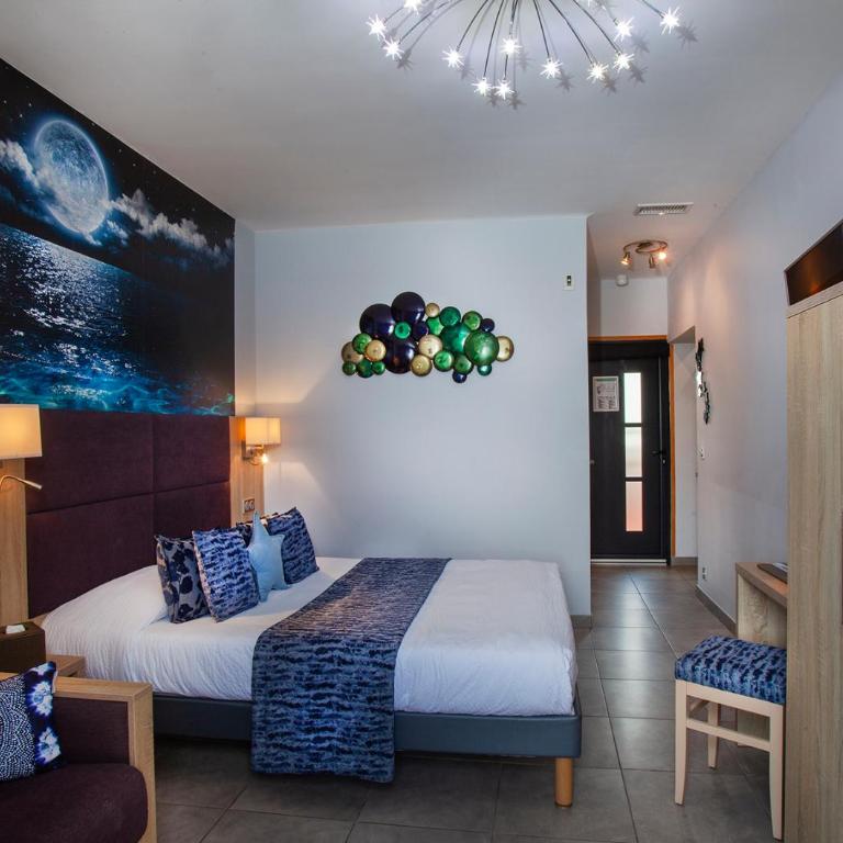 Hôtel et Appart Hôtel Les Flots Bleus - Studio avec Balcon - Vue sur Mer - 4