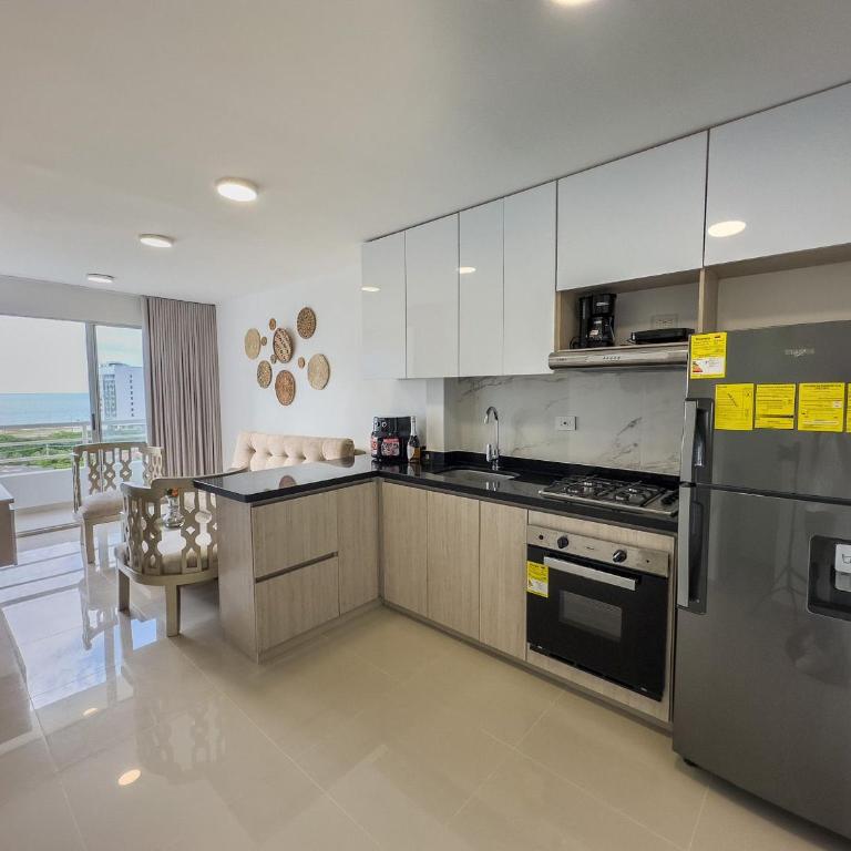 Cartagena Económica con Estilo y Comodidad - Two-Bedroom Apartment with Sea View - 7