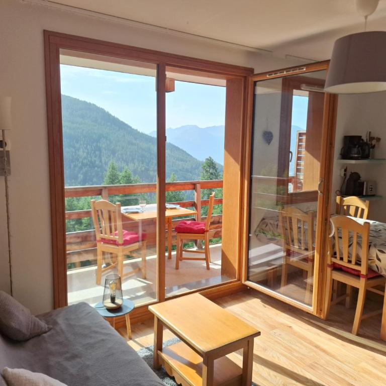 Bel appart au centre des Orres 1800 - Grand balcon Belle vue - A côté pistes - Apartment mit 3 Schlafzimmern - 6