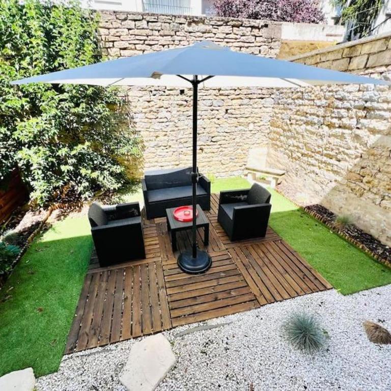 L'Eden, Apt 4 Prs avec jardin en centre ville - Appartement 1 Chambre - 2