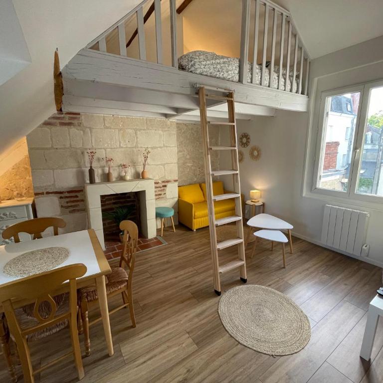 Le Cocon du Rempart Studio de charme avec mezzanine TOURS centre - Appartamento con 1 Camera da Letto - 34