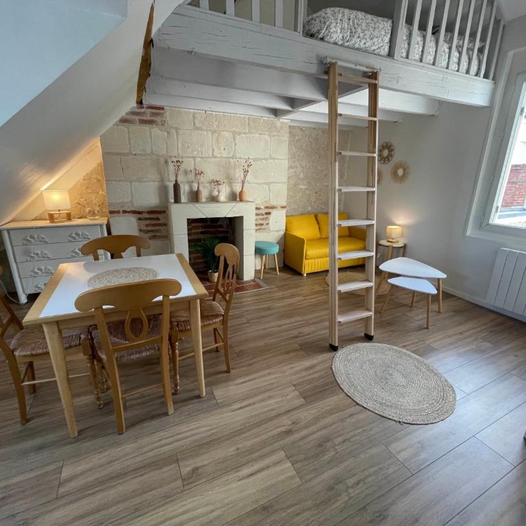 Le Cocon du Rempart Studio de charme avec mezzanine TOURS centre - Appartamento con 1 Camera da Letto - 37